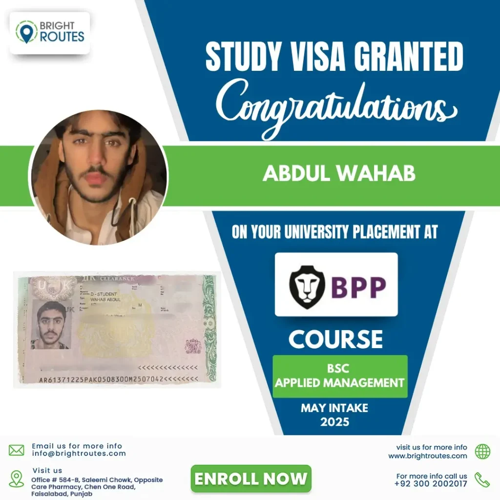 abdul-wahab-secured-uk-study-visa-for-bpp-university-through-bright-routes-leading-study-abroad-consultant-in-faisalabad-specializing-in-undergraduate-admissions