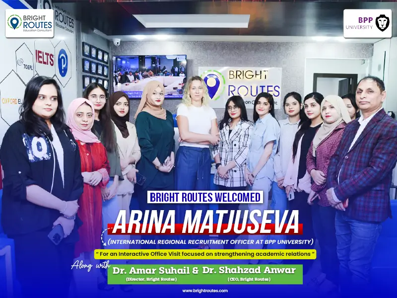 Bright-Routes-Team-with-Areena-bpp-university-representative-best-study-visa-consultants-amazing-study-abroad-event